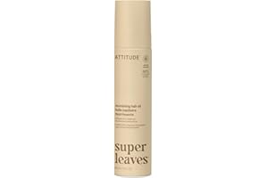 ATTITUDE Nourishing Hair Oil, Frizz Control, Shine Boosting, Vegan Oil Complex for Soft, Smooth Hair, Plant-Based, EWG Verifi