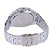 Fanmis Mens Quartz Analog Display Stainless Steel Watches Casual White Dial Waterproof Wrist Watch