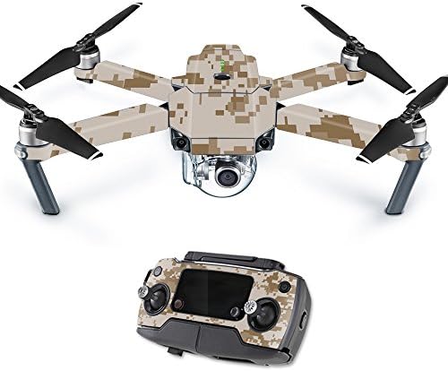 MightySkins Skin Compatible with DJI Mavic Pro Quadcopter Drone - Desert Camo | Protective, Durable, and Unique Vinyl Decal wrap Cover | Easy to Apply, Remove, and Change Styles | Made in The USA