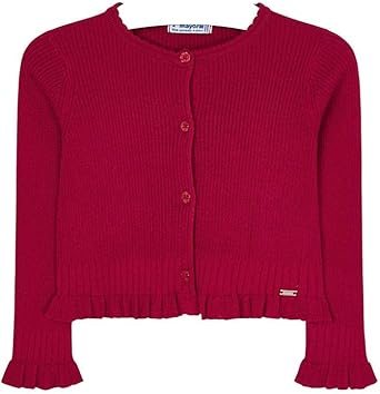 girls ruffle cardigan