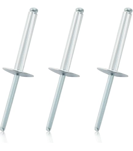 QWORK Aluminum Blind Rivets, 500 Pcs 3/16 In. X 1/2 In.(4.8 X 12 Mm) Rivets, Grip Range 7.0-9.0mm - Foto 11