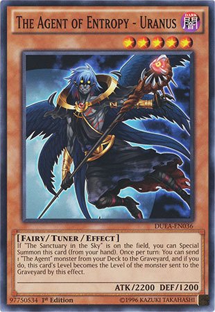 Yu-Gi-Oh! - The Agent of Entropy - Uranus (DUEA-EN036) - Duelist Alliance - 1st Edition - Common