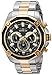 Invicta Men's 'Aviator' Quartz Stainless Steel Casual Watch, Color:Two Tone (Model: 22806)