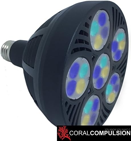 Coral Compulsion 55w PAR38 LED 18k SuperBlu Full Spectrum Reef Light