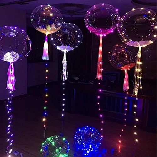 LED light balloon Bling Bling Balloon Colorful light balloon LED lights light ball ball wave ball night market shopping mall square street selling balloon birthday party decoration wedding layout