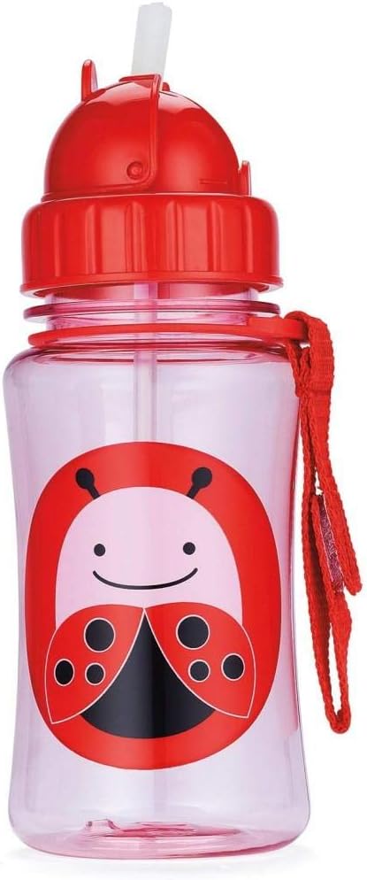 Amazon Co Jp スキップホップ Skip Hop ベビー用 ボトル 交換用ストロー付 食洗器可 ストロー ストラップ 付き マグ レディバグ 350ml Fdsh ベビー マタニティ