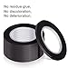 Kuuqa Black Whiteboard Tape 3mm width Graphic Tape Charts Tapes Gridding Marking Tape Self Adhesive, 10 Rolls