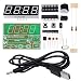 WHDTS 4-Digit Digital Clock Kits with PCB for Soldering Practice Learning Electronics with English Instructions