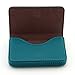 Birsppy Partstock(TM) Flip Style Leather Business Name Card Wallet/Holder 25 Cards Case 4L x 2.8W inches with Magnetic Shut.(Blue)