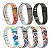 Tkasing 5pcs Replacement Bands with Metal Clasps for Fitbit Flex/Wireless Activity Bracelet Sport Wristband Small/Large (No tracker, Replacement Bands Only)