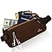Pacasso RFID Blocking Passport Holder- Money Belt- Hidden Travel belt- Card Belt-Card Wallet (Brown)