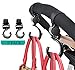 Attmu 2 Pack Stroller Hooks, Multi Purpose Stroller Hook, Perfect Stroller Accessories Clips On Any Baby Stroller Travel Systems, Secure Purses, Diaper Bags, Shopping Bags and Lots More