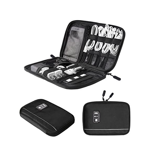 BAGSMART Electronic Organizer Small Travel Cable Organizer Bag for Hard
