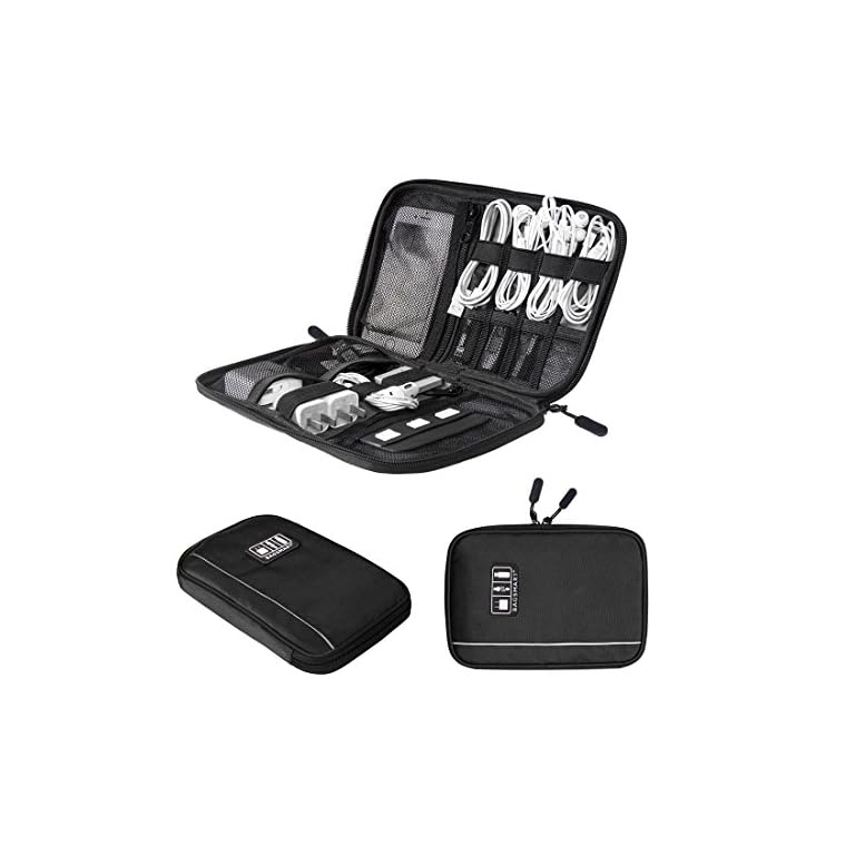 BAGSMART Electronic Organizer Small Travel Cable Organizer Bag for Hard