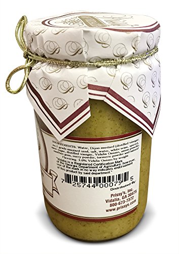 Prissy's of Vidalia Onion Mustard, 8 Ounce (Pack of 2)