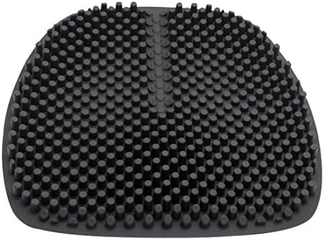 Abo Summer Breathable Silicone Cushions, Back Support, Coccyx and Sciatic Pain Relief, Easy to Clean, Unique 3D Pillar Design can be Progressive Massage Hips, Relieve Fatigue. (Black)