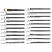 Eye Makeup Brushes Set, 20 Pcs Professional Eye Cosmetic Brush Set Eye Shadow Eyeliner Eye Brow Foundation Powder Liquid Cream Blending Brush