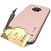 Moto G5 Plus Case, Moto G Plus 5th Generation Case, Moto X 2017 Case, CoverON [SecureCard Series] Hybrid Cover with Card Slot and Kickstand for Motorola Moto X (2017 Version) / G5 Plus Rose Gold