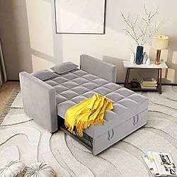 Convertible Sofa Bed, 3-in-1 Multi-Functional