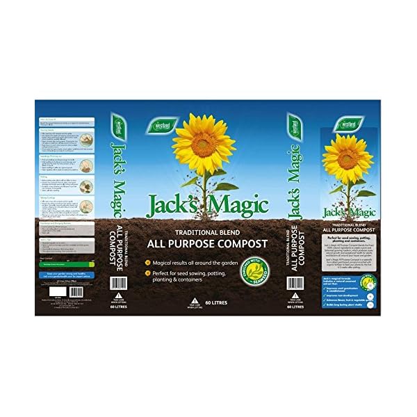 Westland Jacks Magic All Purpose Compost, 60 L gardenersguru