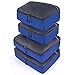 JETPAL Lightweight Travel Luggage Organizer Packing Cubes (Set of 4) - Blue