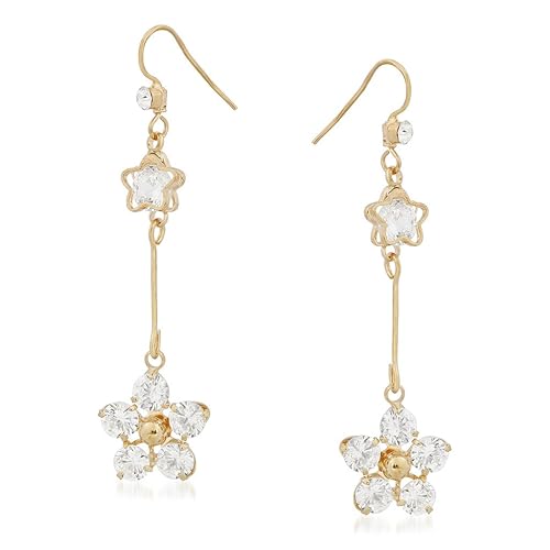 Dangler Earrings for Women (Golden) (ERZ1362G)