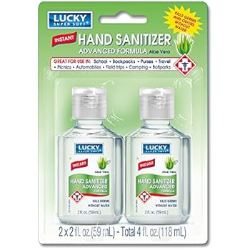 Amazon.com : Lucky Super Soft Hand Sanitizer Aloe - 12