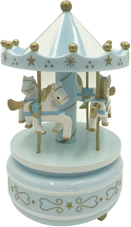 Supertop Carrousel Musical Cheval Carrousel Boite A Musique Jouet Enfant Bebe Rose Amazon Fr Cuisine Maison