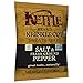 Kettle Brand Potato Chips, Krinkle Cut Salt and Fresh Ground Pepper, Single-Serve 1.5 Ounce (Pack of 64)