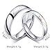 ROWAG Black 5MM Men Heart Shape Titanium Stainless Steel Couple Wedding Bands for Him and Her Pink 4MM Women Promise Engagement Rings