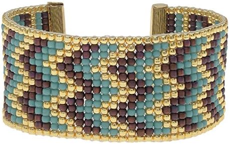Cascading Chevrons Loom Bracelet - Exclusive Beadaholique Jewelry Kit