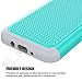 SYONER Shockproof Phone Case Cover for Samsung Galaxy J7 V 2017 (1st Gen) / Galaxy J7 2017 / Prime/Perx/Sky Pro/Halo [Turquoise]