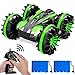 FSTgo Remote Control Car Boat Off Road Truck 4WD 6CH 2.4Ghz Land Water 2 in 1 RC Toy Car Multifunction Waterproof Stunt Radio Controlled Vehicle with Rotate 360 Electric Car Toy (Green)