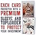 Tom Brady Football Card Bundle, Set of 6 Assorted Tampa Bay Buccaneers New England Patriots and Michigan Wolverines Football Cards of Quarterback Super Bowl Champion Protected by Sleeve and Toploader