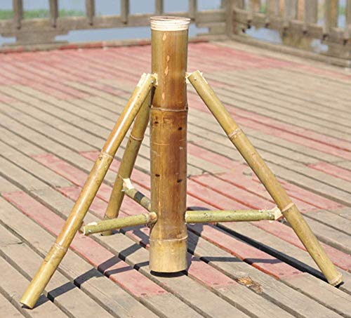 UWY Gartengartenschirm aus Holz mit Sockel 2 m Sonnenschirm Sonnenschirm mit UV-Schutz Wasserdichter stabiler… – Bild 5
