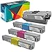 Do it Wiser Compatible Printer Toner Cartridge Replacement for OKI Okidata C332dn C332 MC363dn MC363 Printers - 46508704, 46508703, 46508702, 46508701 (4-Pack)