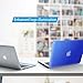 IBENZER Compatible with Old Version MacBook Air 13 Inch Case (2017-2010 Release), Models: A1466/A1369, Plastic Hard Shell Case with Keyboard & Screen Cover for Mac Air 13, Royal Blue, A13RBL+2 N