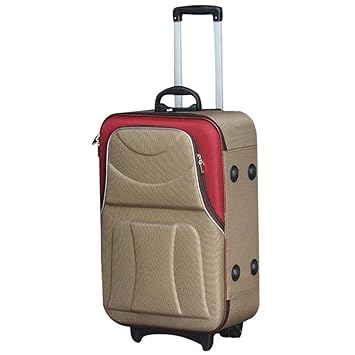 Mofkof Polyester Fabric Multicolour 24 Inches Luggage