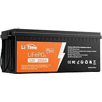 Vatrer 12V 200Ah Bluetooth LiFePO4 Lithium Battery with Self-Heating
