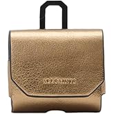 AllSaints Airpod Hex Case, Warm Brass