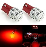 JDM ASTAR Extremely Bright 3014 Chipsets 194 168 2825 W5W T10 New Style LED Bulbs,Brilliant Red