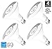 Hyperikon PAR38 LED Bulb Dimmable, 14W (100W Equivalent), 5000K (Crystal White Glow), 1260 lm, CRI 90+, Flood Light Bulb, Medium Base (E26), ENERGY STAR - Great for Office, Security, Porch (4 Pack)