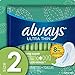Always Ultra Thin Pads Size 2 Super Long Absorbency Unscented with Wings, 58 Count, Packaging May Vary