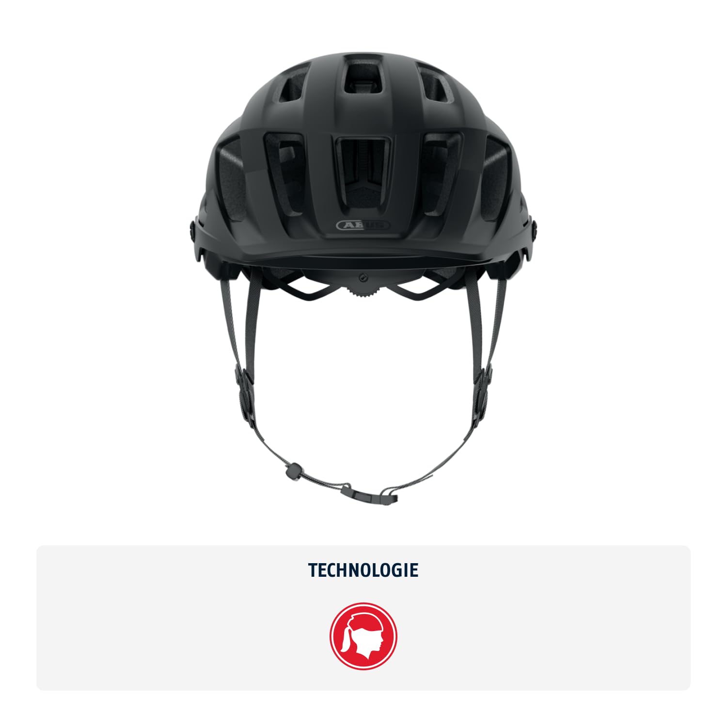 ABUS MTB-Helm Moventor 2.0 MIPS - Fahrradhelm mit Aufprallschutz für den Geländeeinsatz auf dem Mountainbike - All-Mountain-Helm für Damen und Herren - Schwarz Matt, M 2