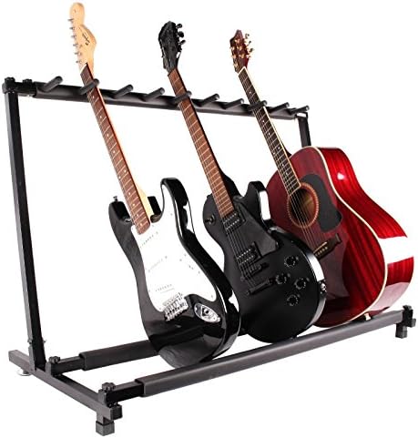 Guitar Stand 9 Holder Guitar Folding Stand Rack Band Stage Bass Acoustic Guitar