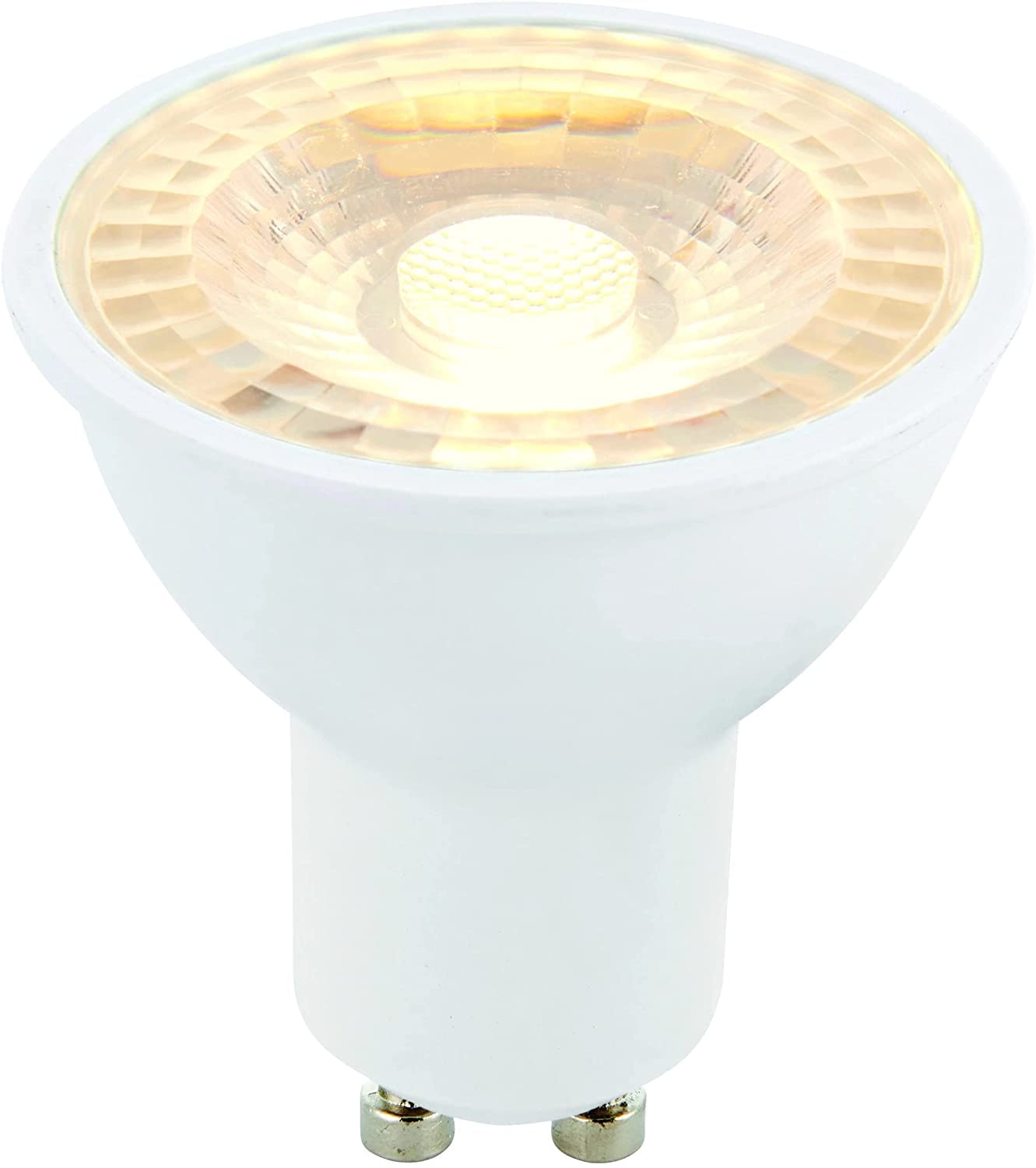 Enlite Lighting GU10 LED Bulbs, Warm White 3000K, 50W Halogen Lamp Equivalent, 6W 420 Lumens, 38 Degree Beam Angle, Long-Life 25,000 Hours - Pack of 10