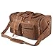 Plambag Large Canvas Duffel Bag Overnight Travel Tote Weekend Bag(Coffee)