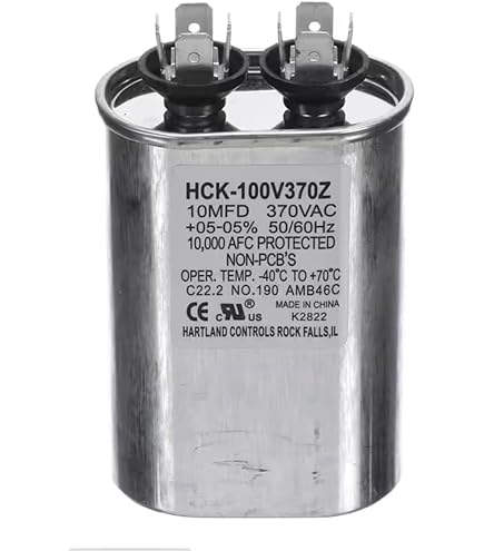 Fits Enviro-Tec HCK-100V370Z Capacitor 370 Volt 50/60HZ 10uF
