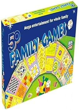 Golden Feather Ekta 50 in 1 Family Board Game