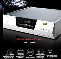 Cayin CDT-17AMK2 CD Player USB AES Coaxial Digital